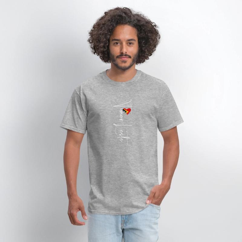 Timor Leste flag Heart Premium