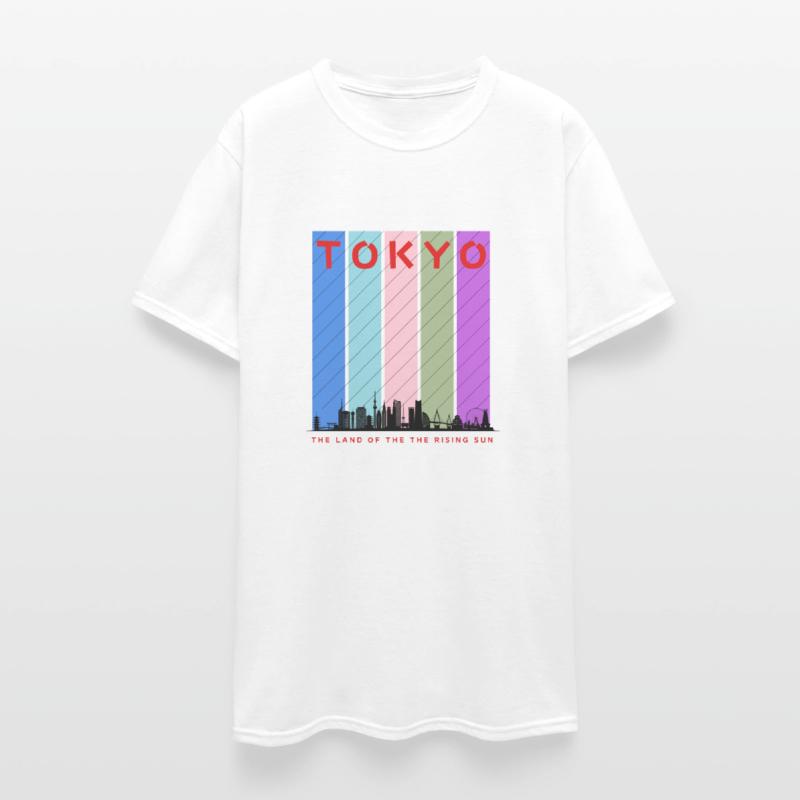 Tokyo City Skyline - Colorful Urban