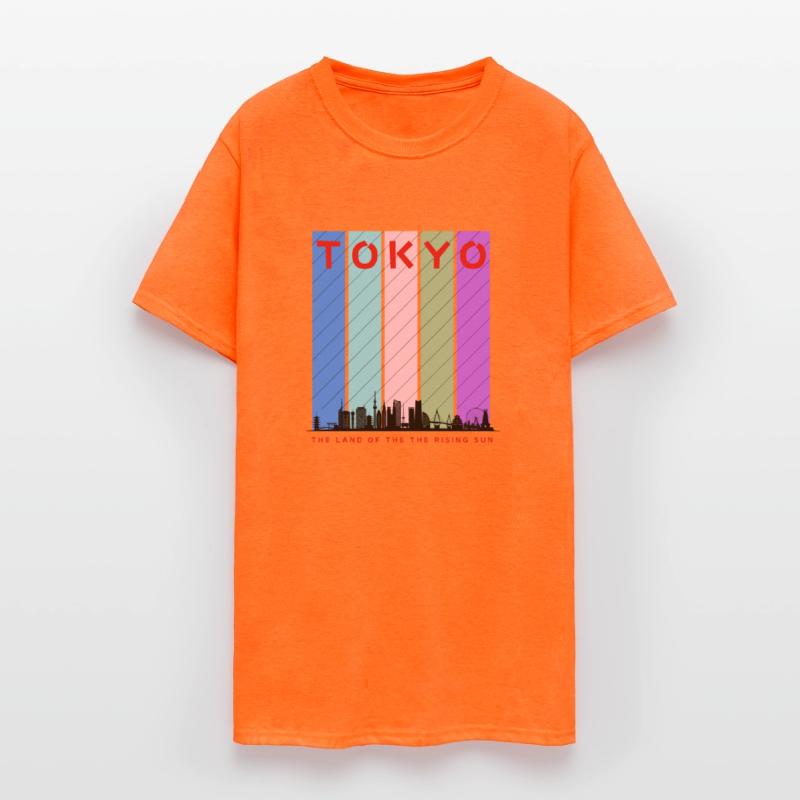 Tokyo City Skyline - Colorful Urban