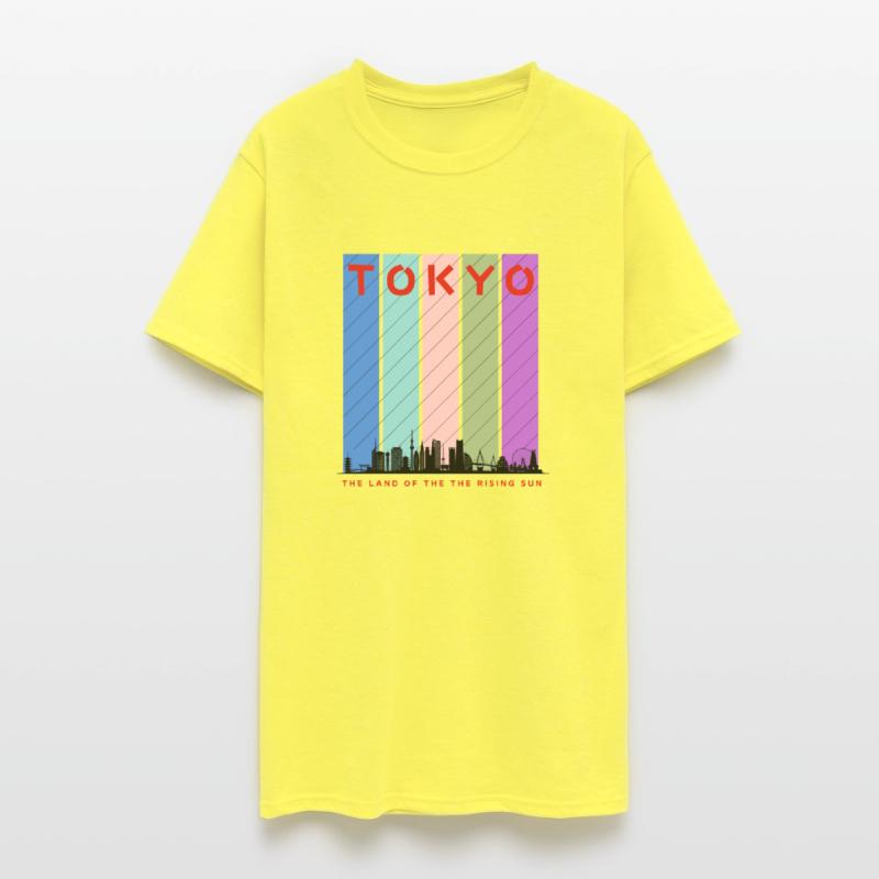 Tokyo City Skyline - Colorful Urban