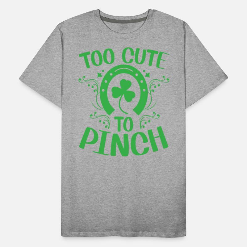 Too Cute To Pinch Shamrock St. Patricks Day Irish