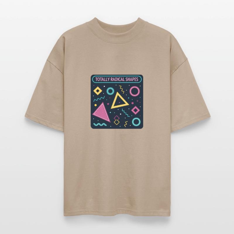 Totally Radical Shapes Neon Geometric 80s