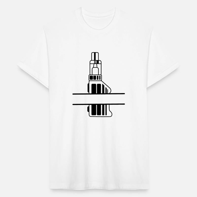 Transparent Vape Outline with Text Space