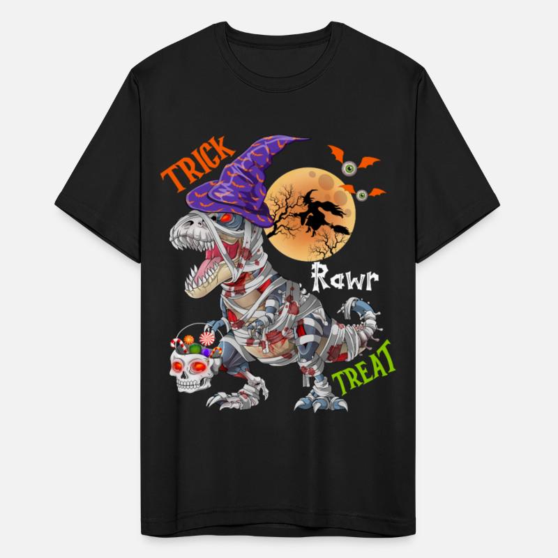 Trick Rawr Treat Zombie Mummy Dinosaur Halloween