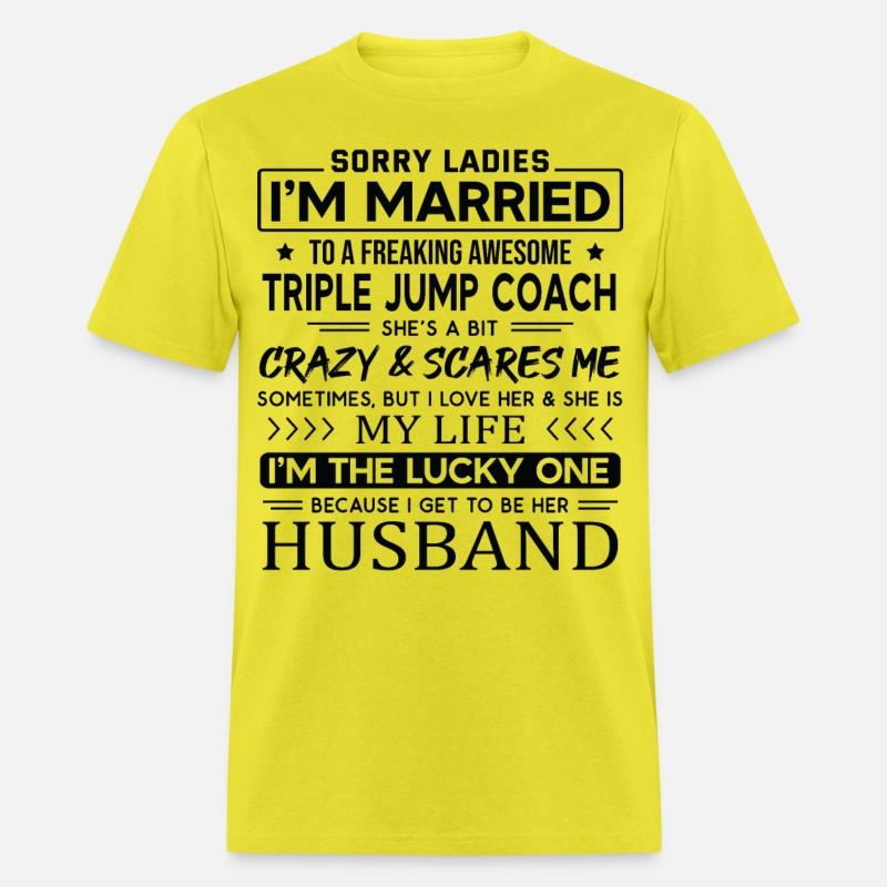 Triple Jump Coach Funny Saying For Husband