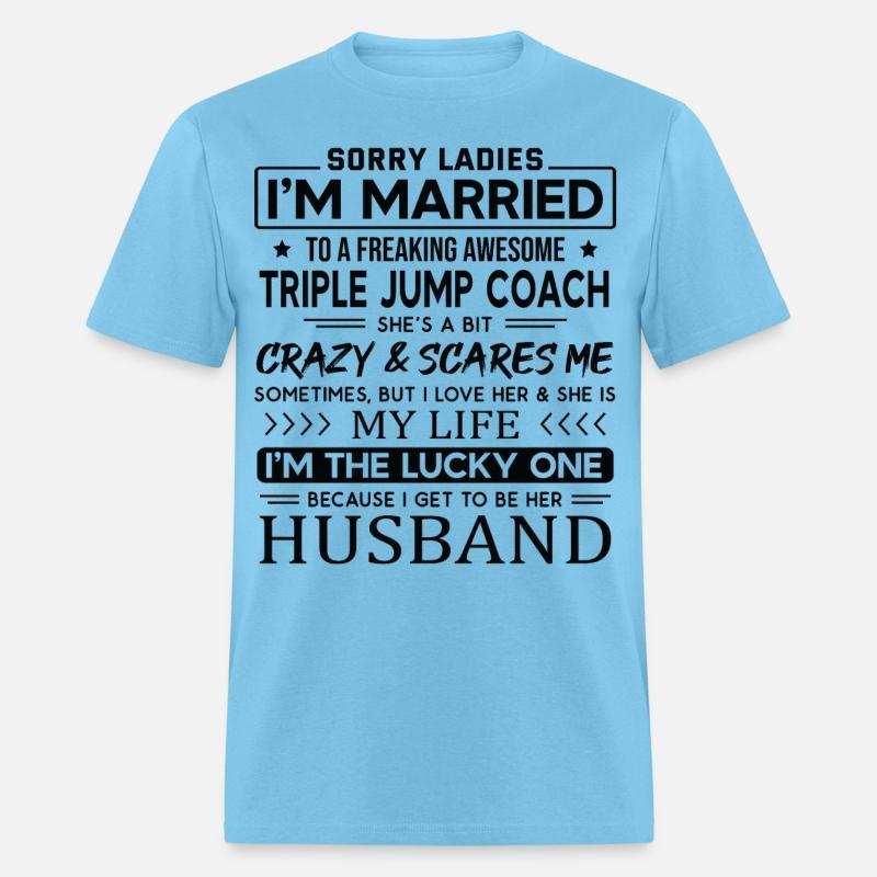 Triple Jump Coach Funny Saying For Husband