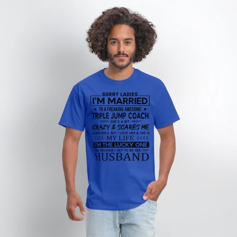 Triple Jump Coach Funny Saying For Husband