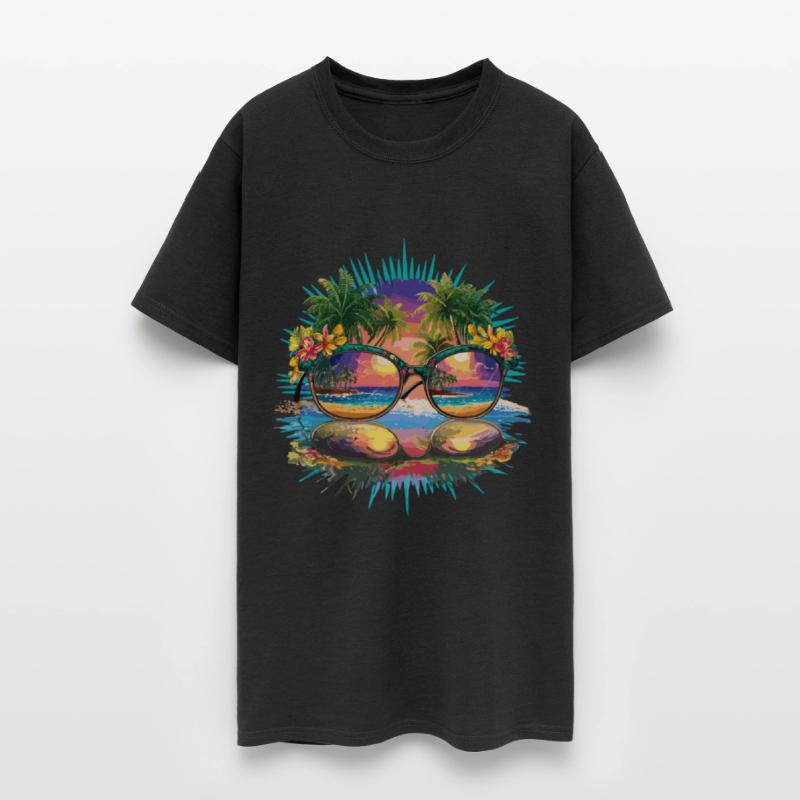 Tropical Paradise Sunglasses Beach Reflection