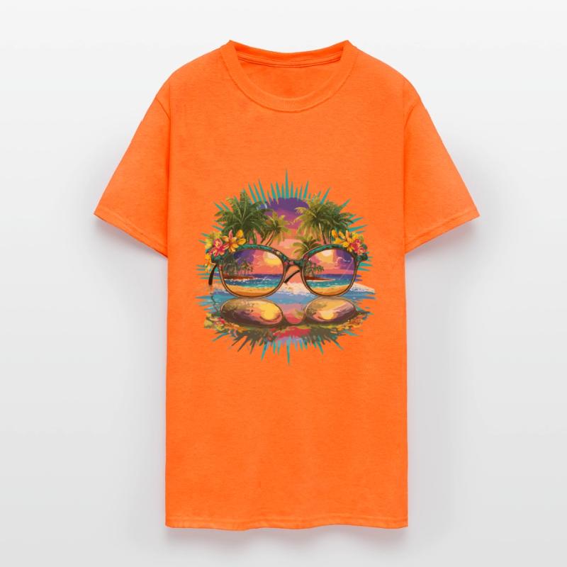 Tropical Paradise Sunglasses Beach Reflection