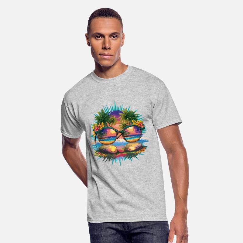 Tropical Paradise Sunglasses Beach Reflection