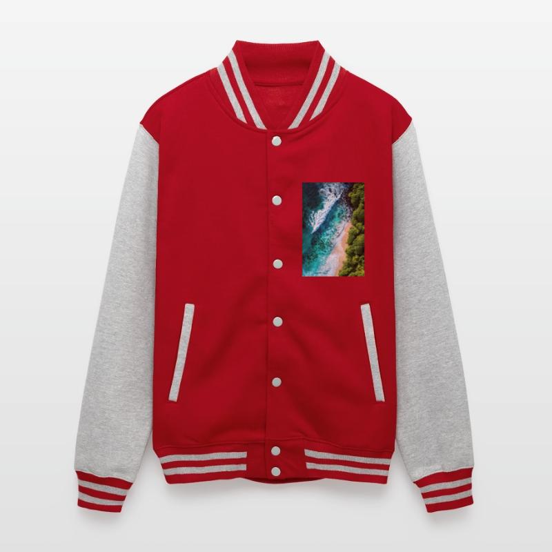 Tropical Shoreline from Above