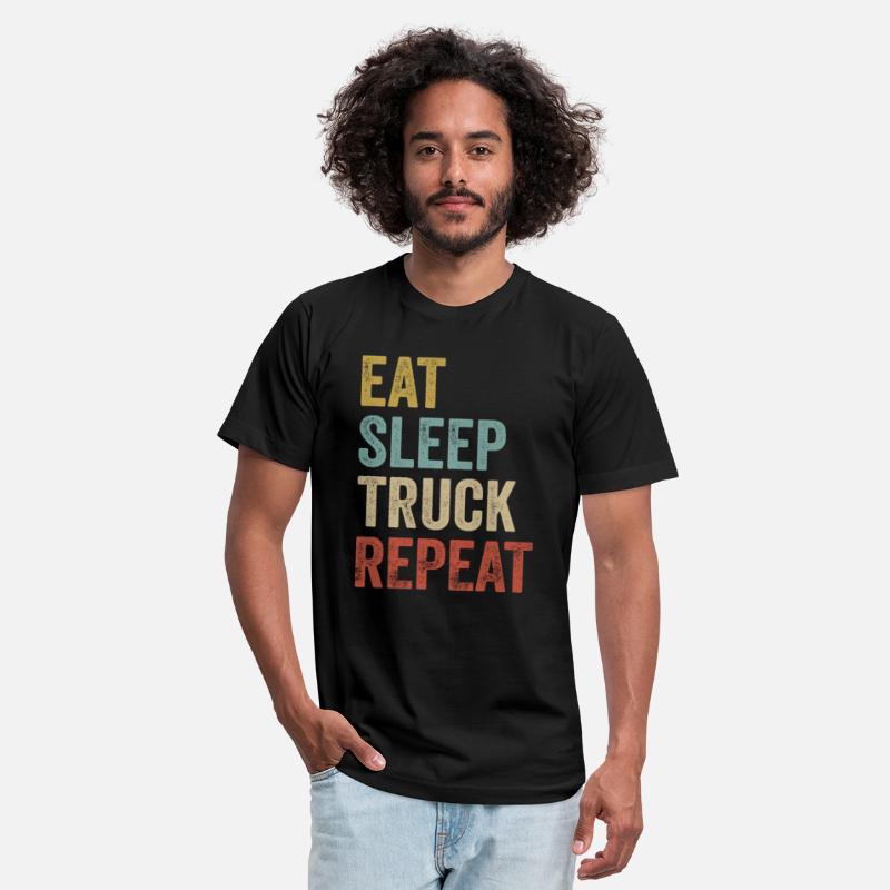 Truckers Eat Sleep Truck Repeat Truck Driver