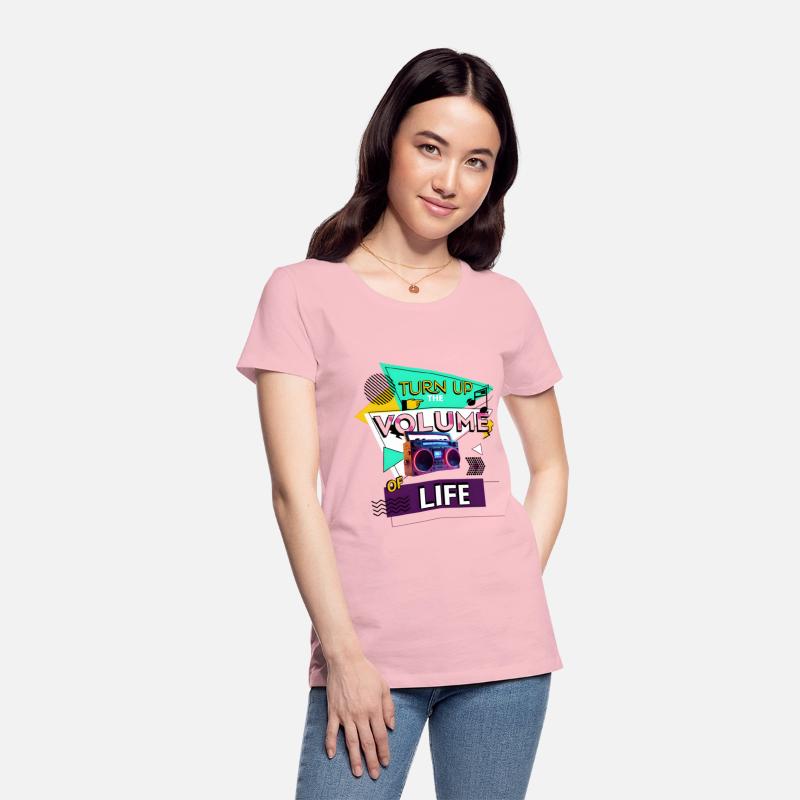 Turn Up the Volume of Life – Music Lover T-Shirt