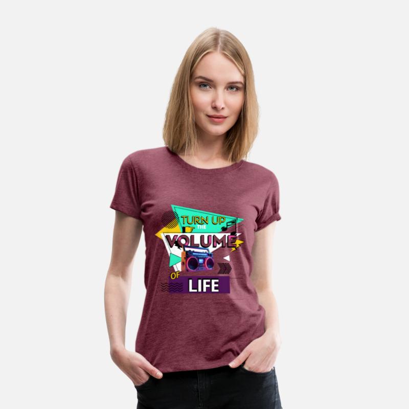 Turn Up the Volume of Life – Music Lover T-Shirt