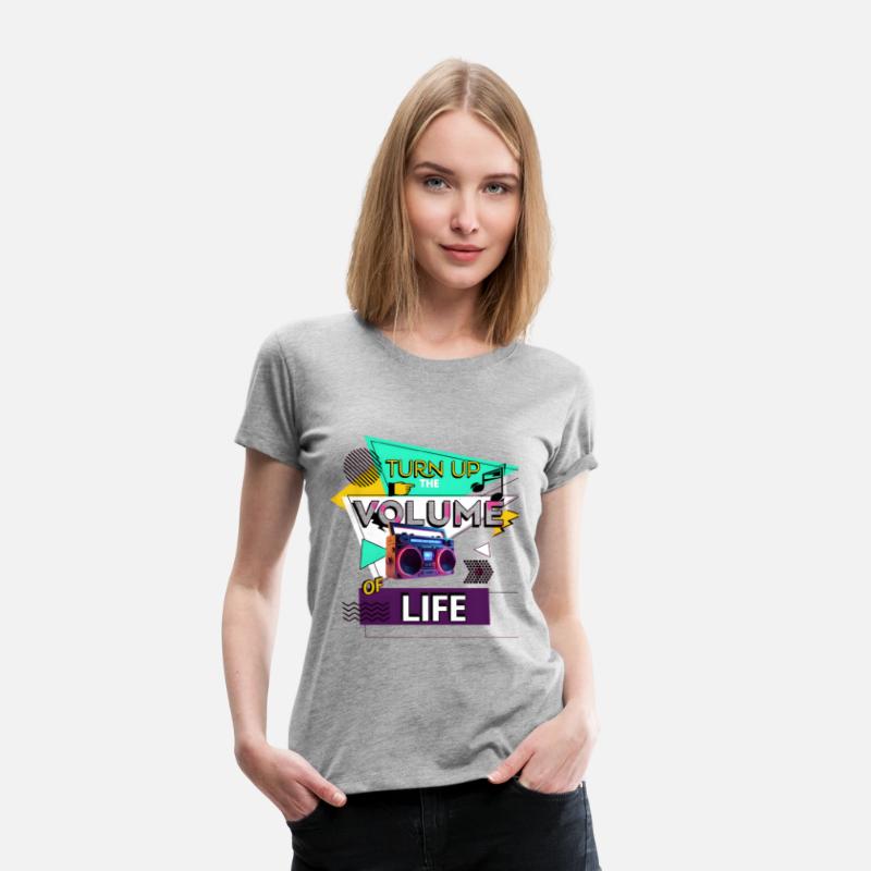 Turn Up the Volume of Life – Music Lover T-Shirt