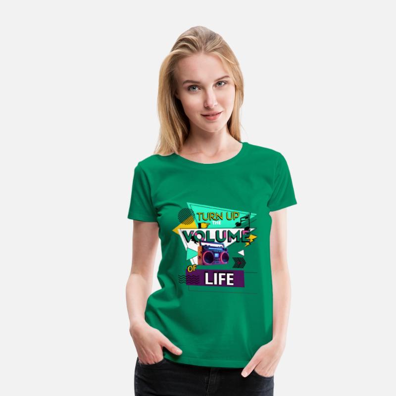 Turn Up the Volume of Life – Music Lover T-Shirt