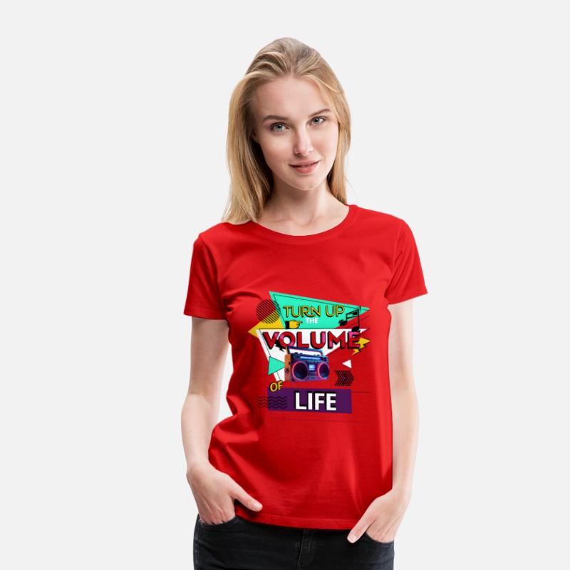 Turn Up the Volume of Life – Music Lover T-Shirt