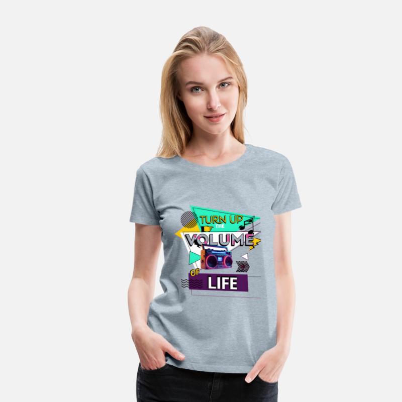 Turn Up the Volume of Life – Music Lover T-Shirt