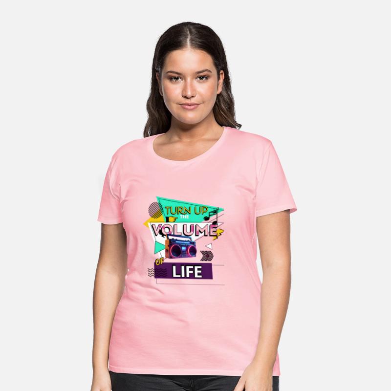 Turn Up the Volume of Life – Music Lover T-Shirt
