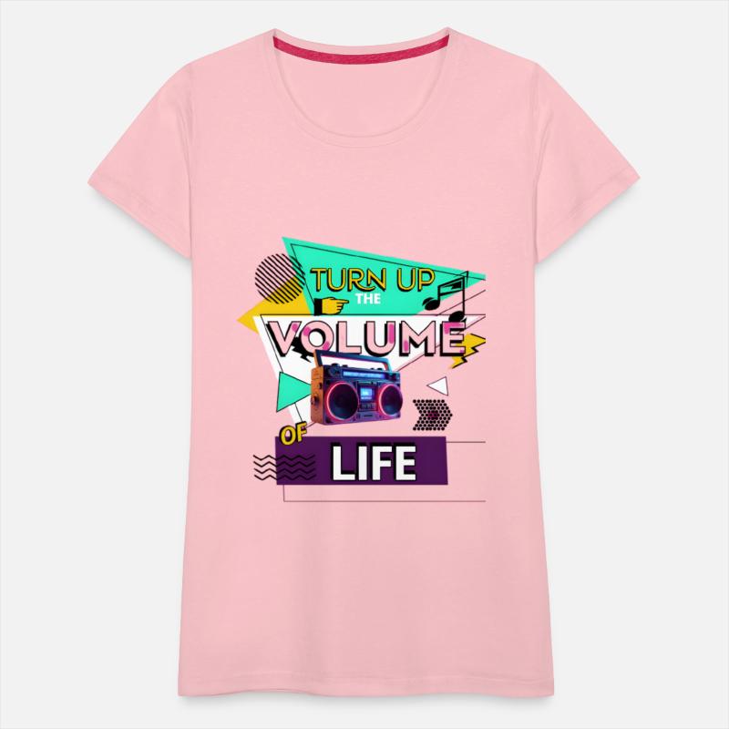 Turn Up the Volume of Life – Music Lover T-Shirt