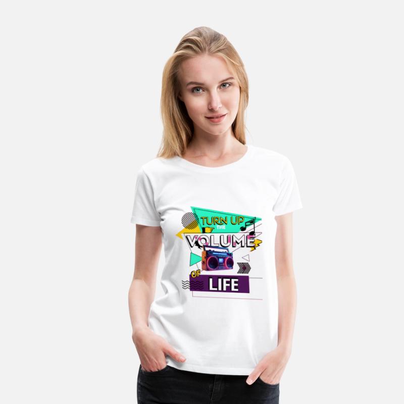 Turn Up the Volume of Life – Music Lover T-Shirt