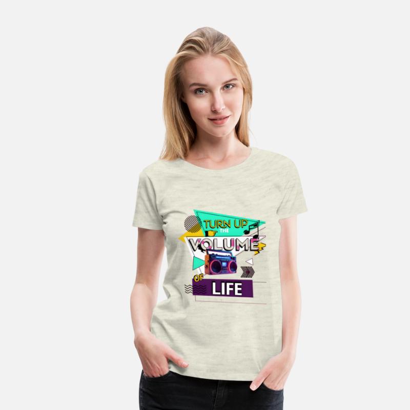 Turn Up the Volume of Life – Music Lover T-Shirt