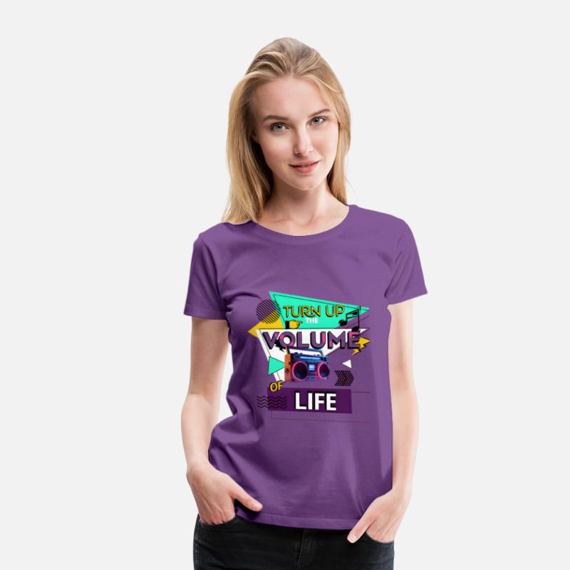 Turn Up the Volume of Life – Music Lover T-Shirt