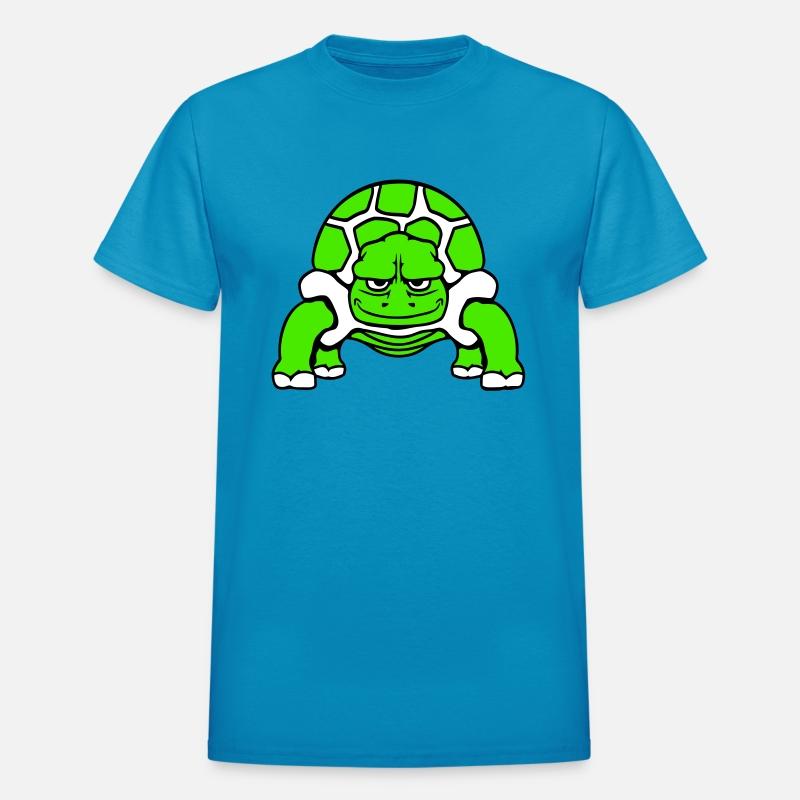 Turtle smiling funny cheeky happy comic cartoon