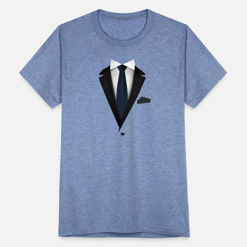 Tuxedo with a Blue Steel Tie For Weddings And