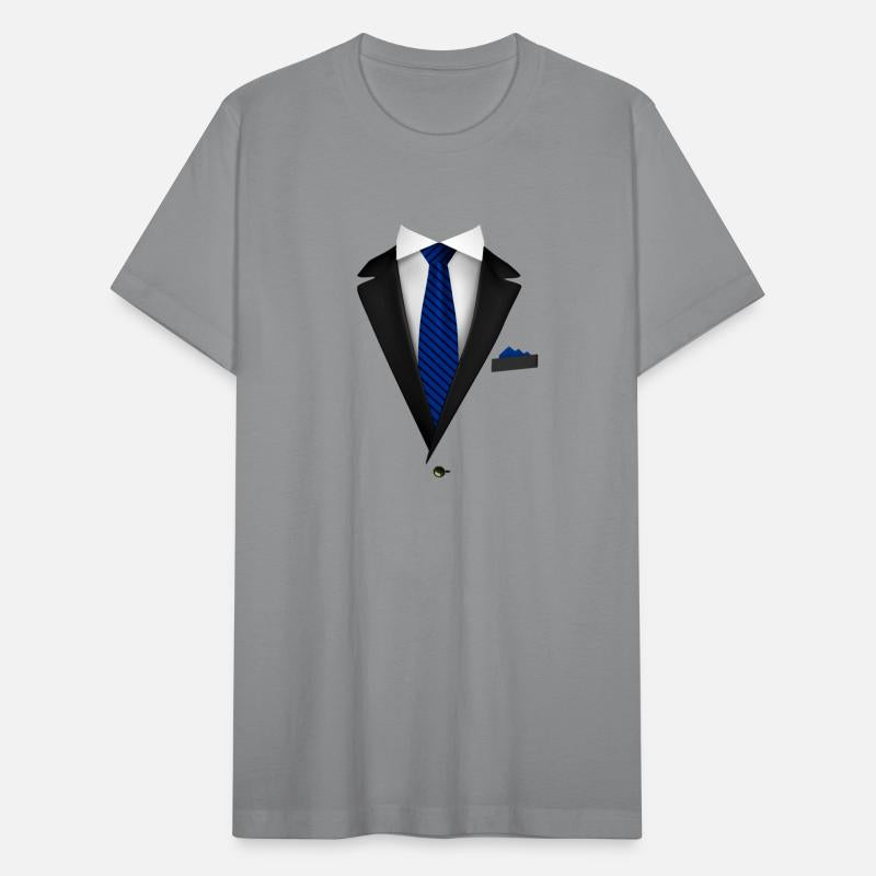 Tuxedo with a Royal Blue Tie For Weddings And