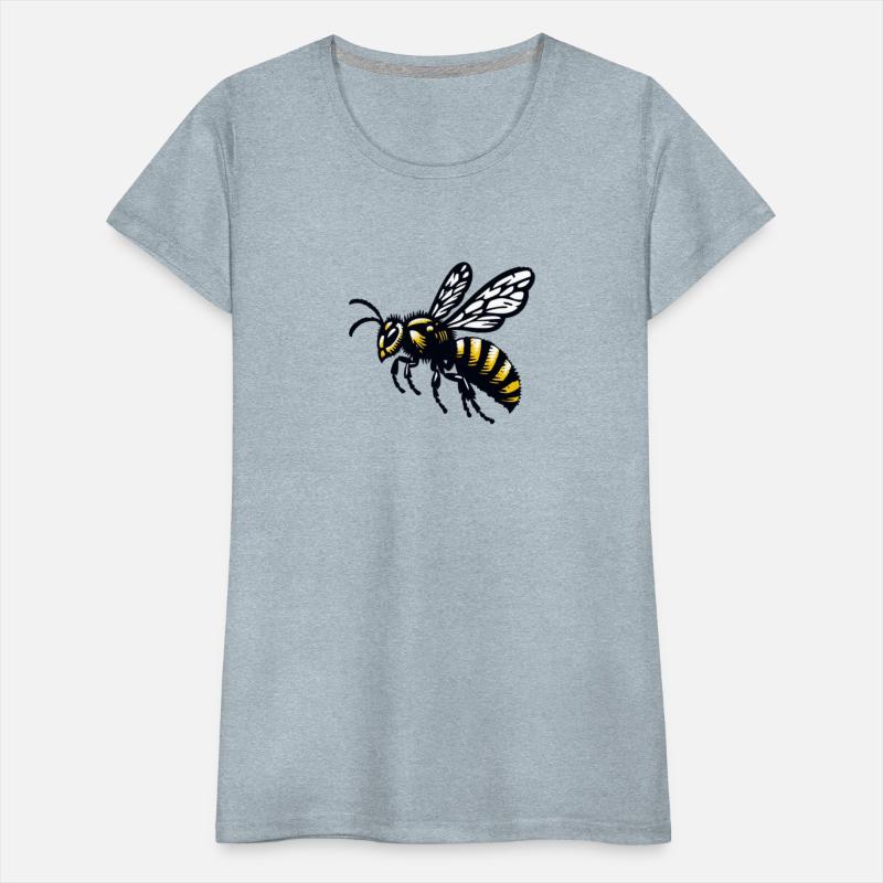 Two Color Wasp Insect Art 2