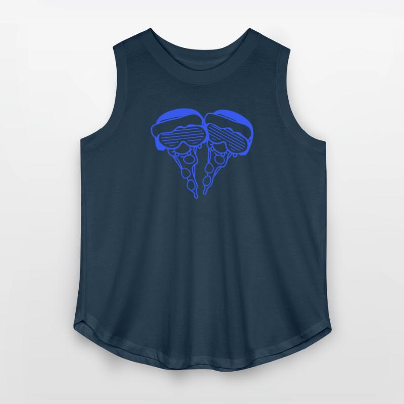 Two DJ Salami Pizza Slices Fast Food 2 Music Party