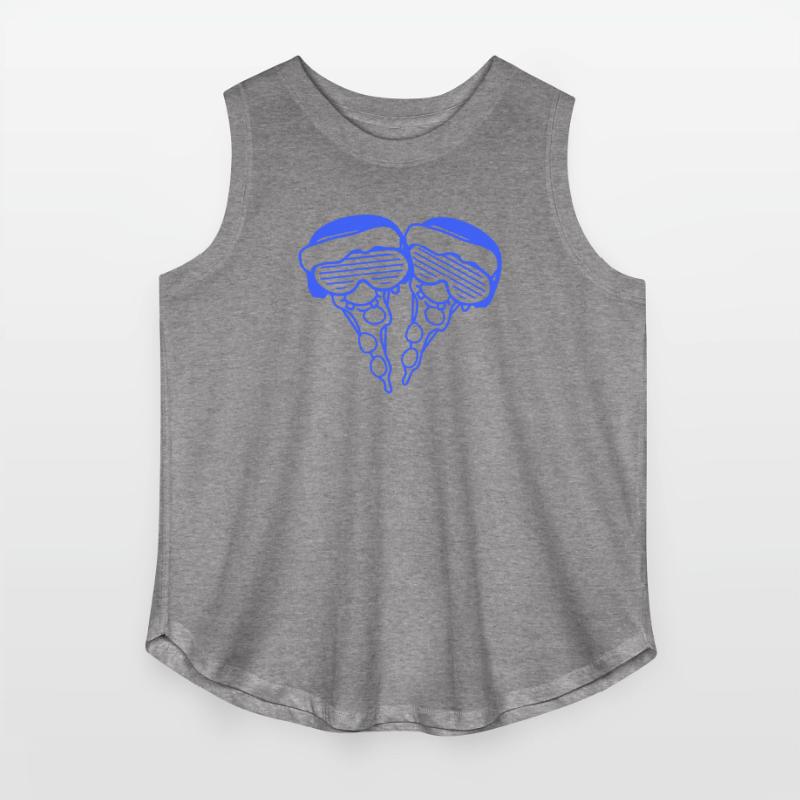 Two DJ Salami Pizza Slices Fast Food 2 Music Party