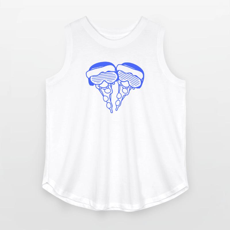 Two DJ Salami Pizza Slices Fast Food 2 Music Party