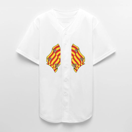 Two flags of Ibiza Island