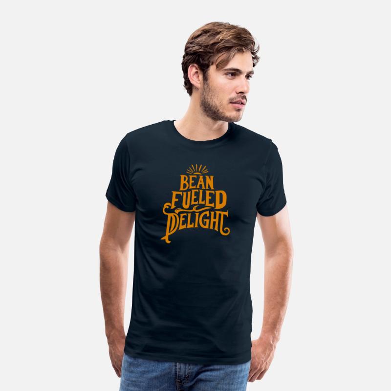 typography T shirt design Bean Fueled Delight