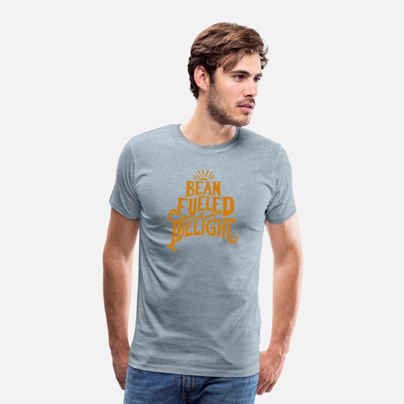 typography T shirt design Bean Fueled Delight