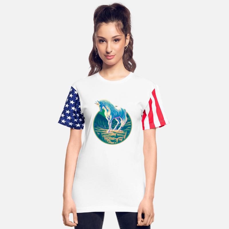 Unicorn in Mountain Landscape