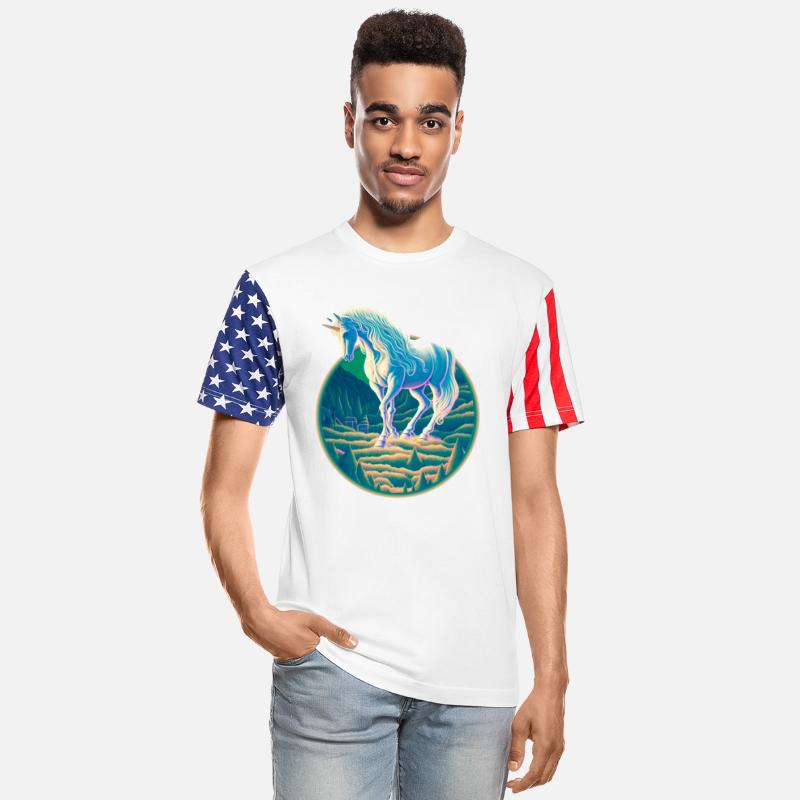 Unicorn in Mountain Landscape