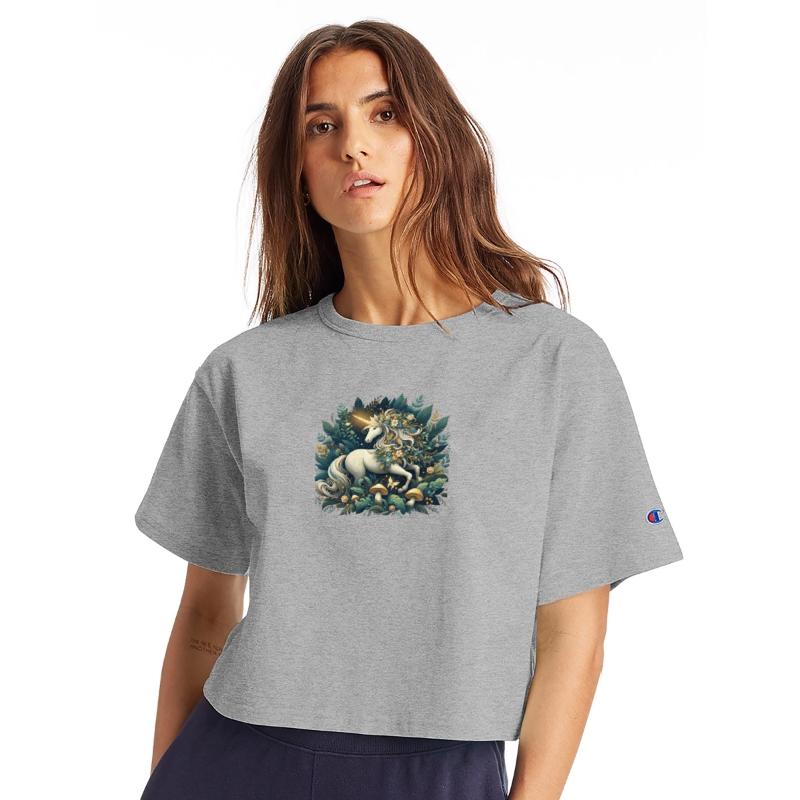 Unicorn in the Magical Woodlands