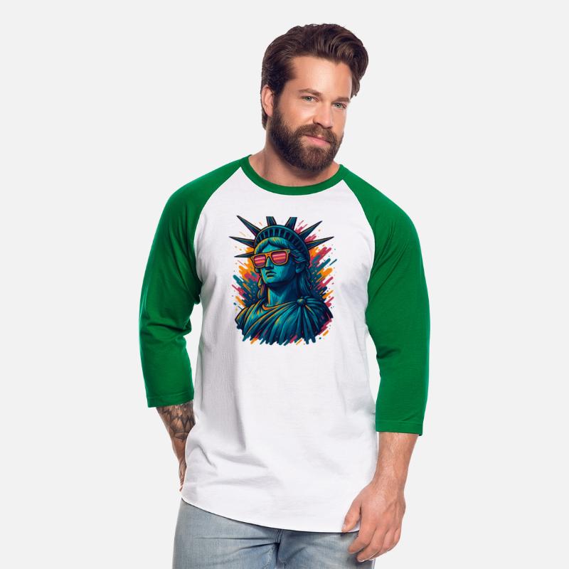 Urban Streetwear Statue of Liberty T-Shirt Design