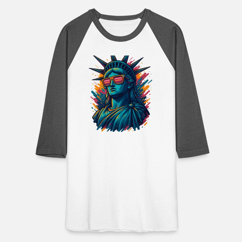 Urban Streetwear Statue of Liberty T-Shirt Design