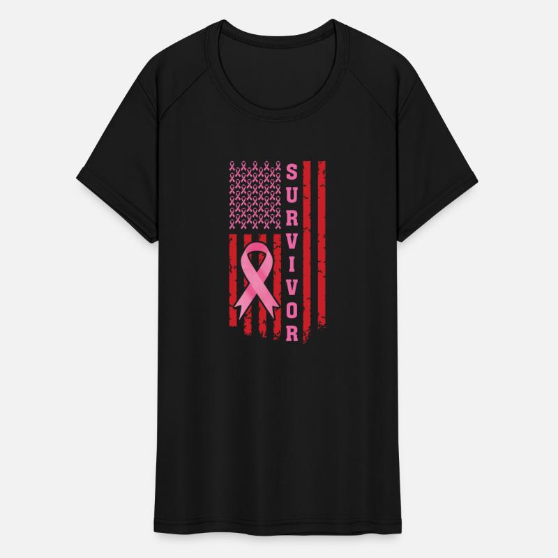 US Flag Survivor Breast Cancer