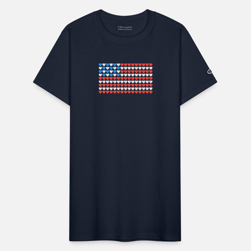 USA HEARTS Flag