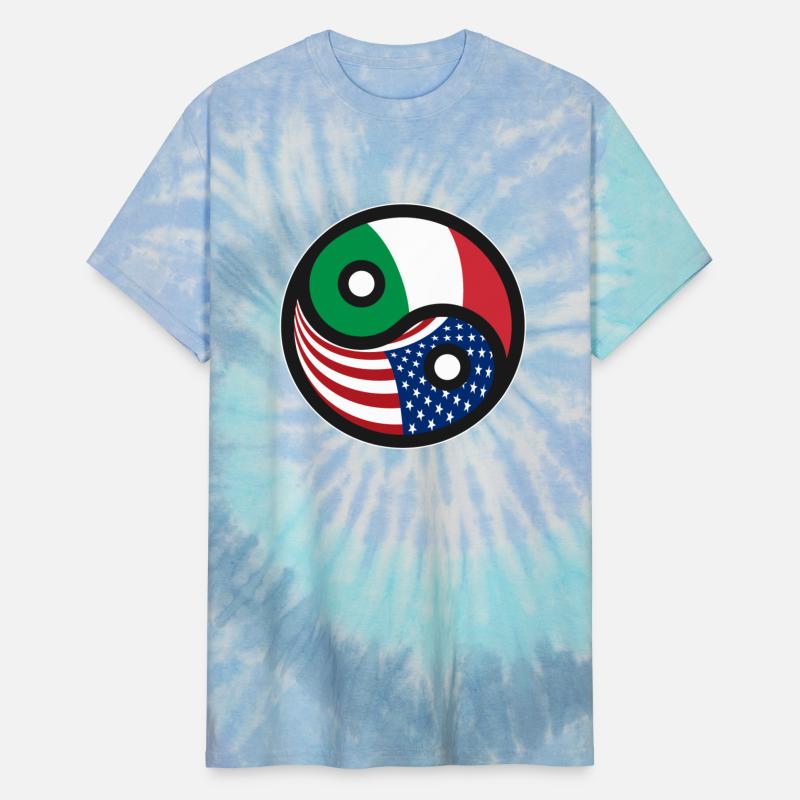 USA & Italy - American Italian Flag