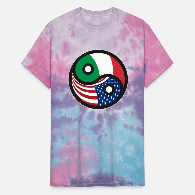 USA & Italy - American Italian Flag