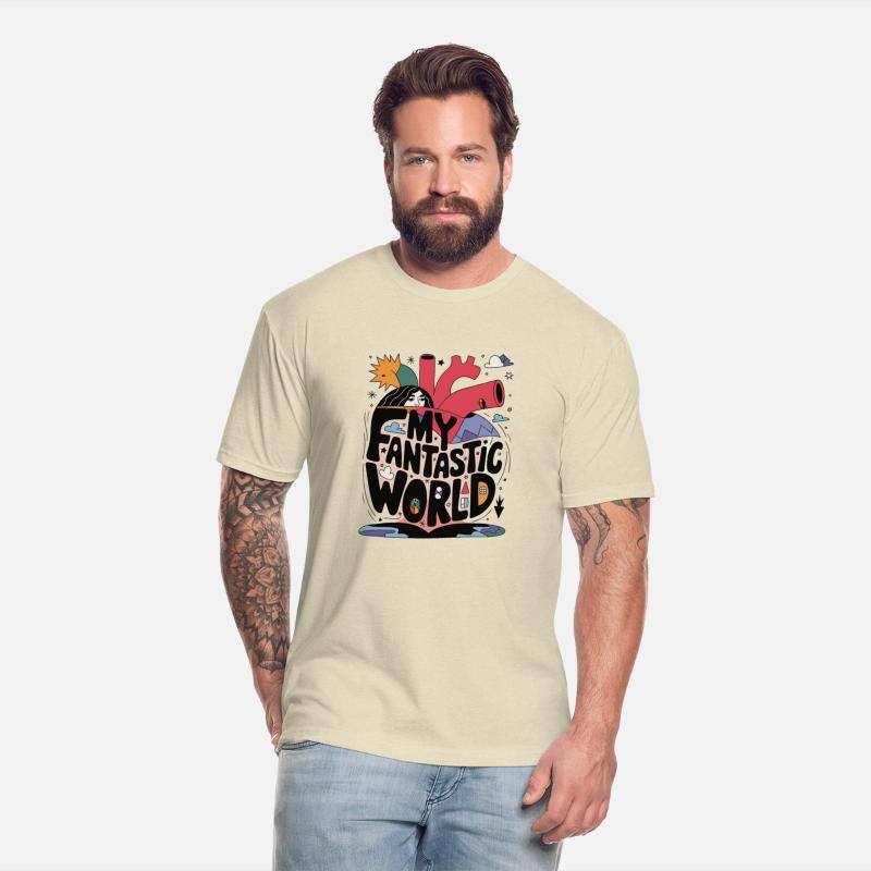 Vibrant My Fantastic World Graphic Tee