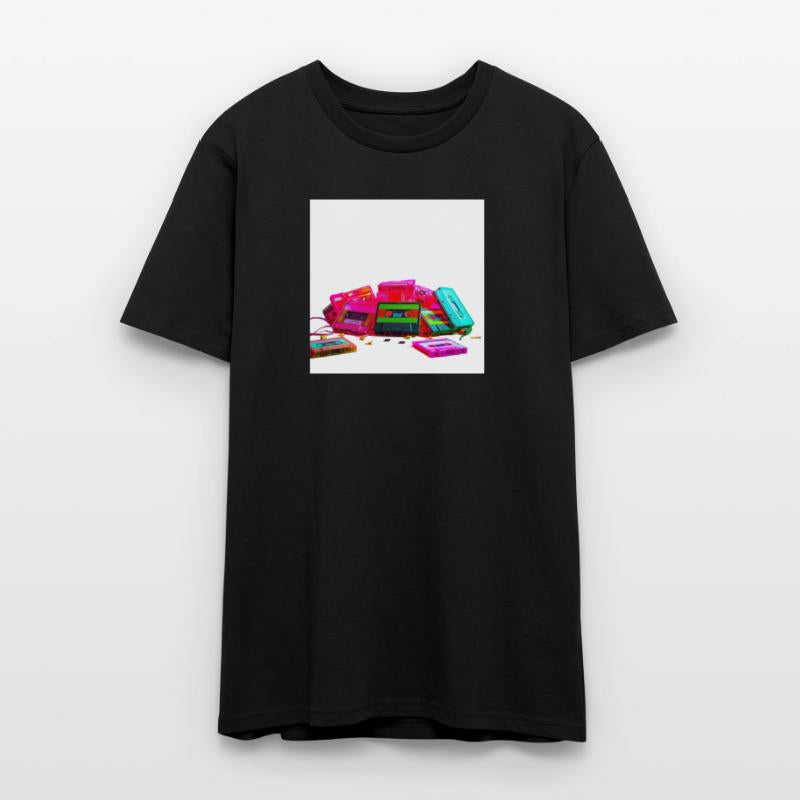 Vibrant Retro Cassette Tape Pattern