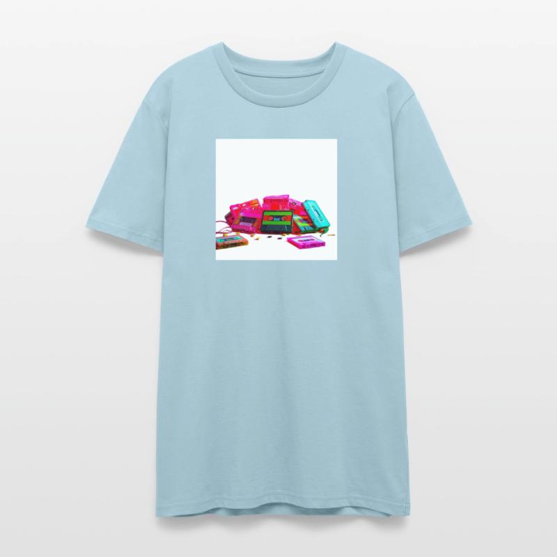 Vibrant Retro Cassette Tape Pattern