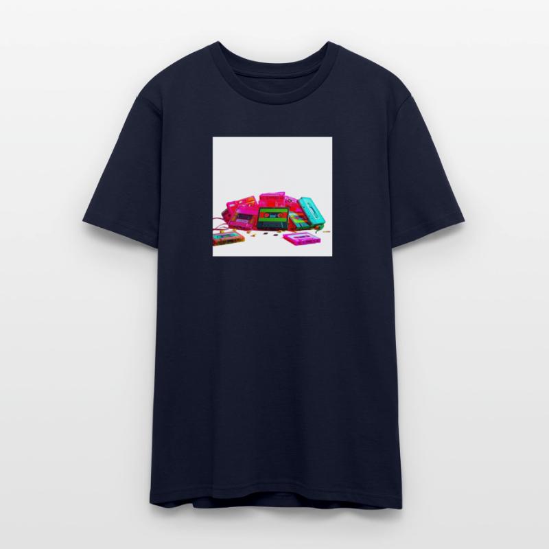 Vibrant Retro Cassette Tape Pattern